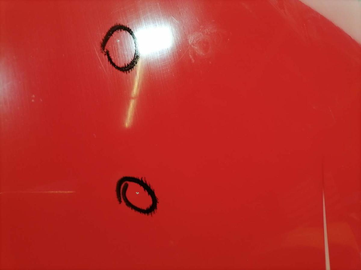 Dacia Sandero SD original Motorhaube OV21D Red Passion BJ09